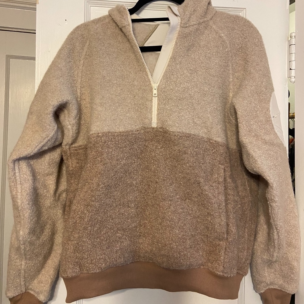 Outdoor Voices MegaFleece Half-Zip Hoodie Oatmeal